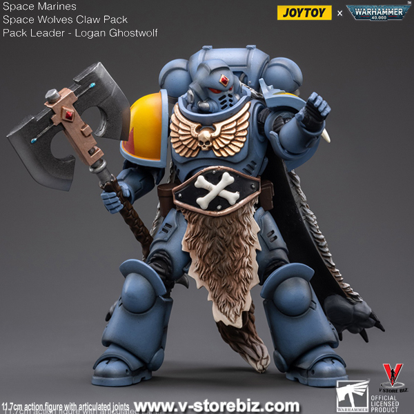 JOYTOY Warhammer 40K: Space Marines Space Wolves Claw Pack