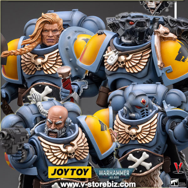 JOYTOY Warhammer 40K: Space Marines Space Wolves Claw Pack