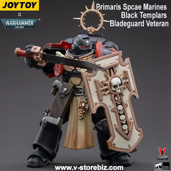 [SOLD OUT] JOYTOY  Warhammer 40K Primaris Spcae Marines Black Templars Bladeguard Veteran