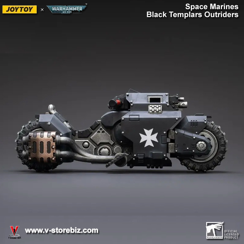 Joytoy Warhammer 40K Space Marines Black Templars Outriders