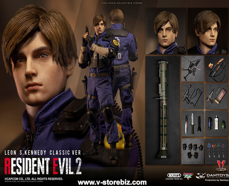 Nauts x DAMTOYS DMS037 Resident Evil 2: Leon S. Kennedy (Classic Ver.)