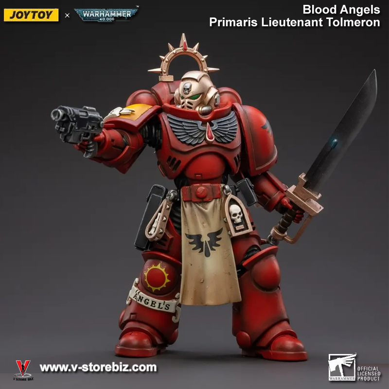 [SOLD OUT] JOYTOY x Warhammer 40K JT3006 Blood Angels Primaris Lieutenant Tolmeron