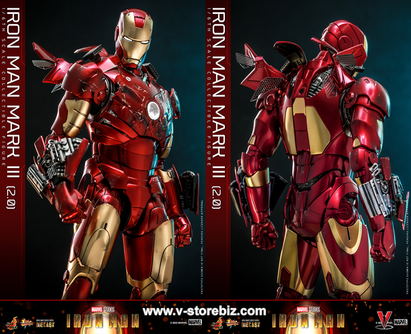 Hot Toys MMS664D48 Iron Man - Iron Man Mark III (2.0) - V Store