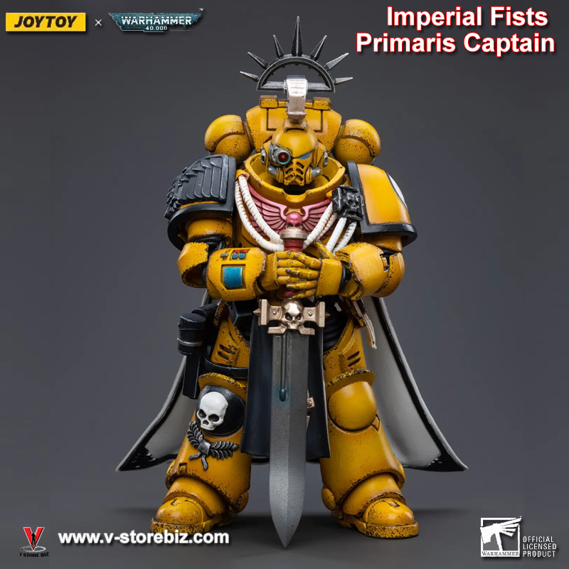 JoyToy Warhammer 40K Imperial Fists Primaris Captain
