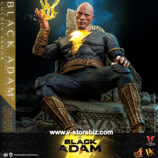 大幅値下げ！日本未発売Under Armour Black Adam Hot Toys DX31 Black Adam (Golden Armor) Deluxe Version - V Store