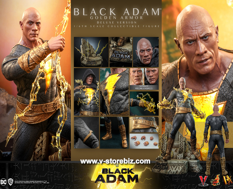 Hot Toys DX31 Black Adam (Golden Armor) Deluxe Version