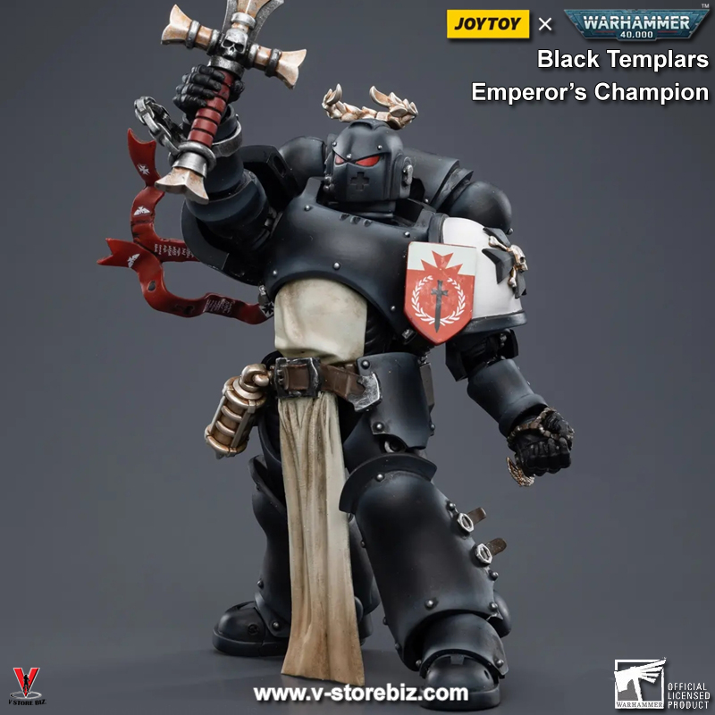 [SOLD OUT] JOYTOY Warhammer 40K: Black Templars Emperor's Champion Rolantus