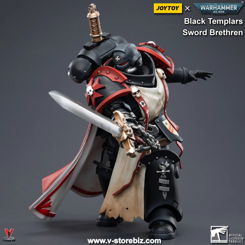 [SOLD OUT] JOYTOY Warhammer 40K: Black Templars Sword Brethren Eberwulf