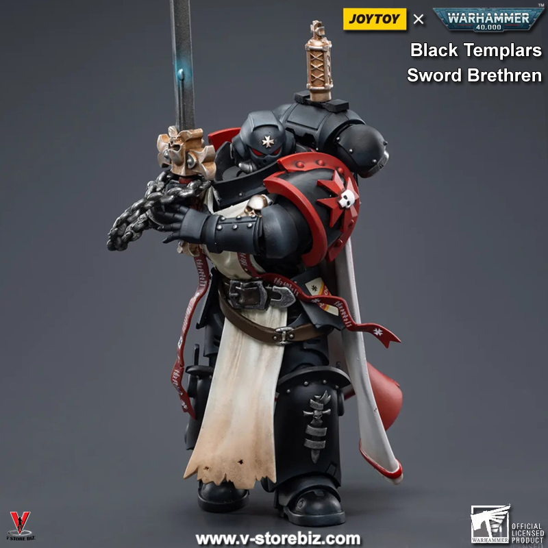 [SOLD OUT] JOYTOY Warhammer 40K: Black Templars Sword Brethren Eberwulf