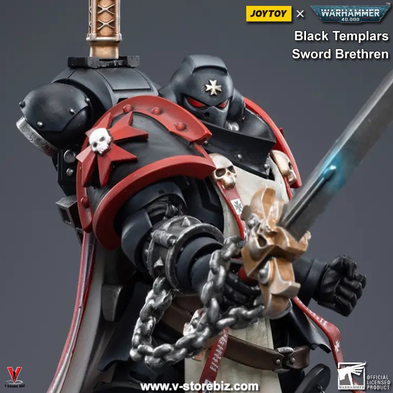 [SOLD OUT] JOYTOY Warhammer 40K: Black Templars Sword Brethren Eberwulf