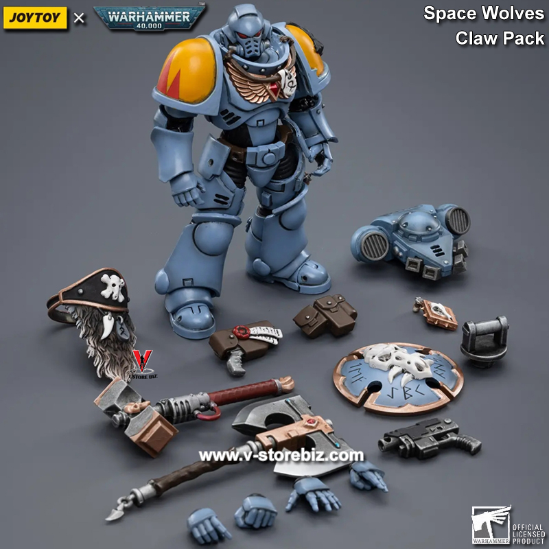 [SOLD OUT] JOYTOY Warhammer 40K: Space Wolves Claw Pack