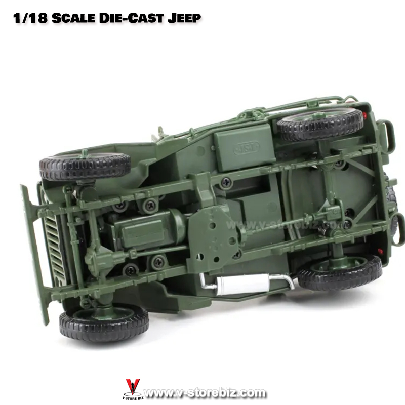 1/18 Scale Die-Cast Tactical Jeep