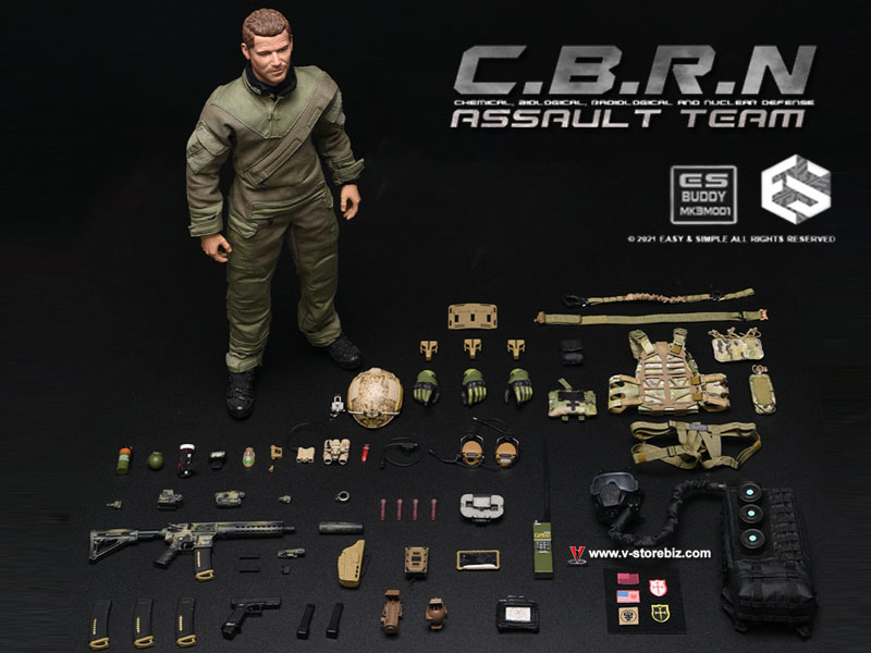 E&S 26054R CBRN (Chemical, Biological, Radiological and Nuclear defense) Assault Team