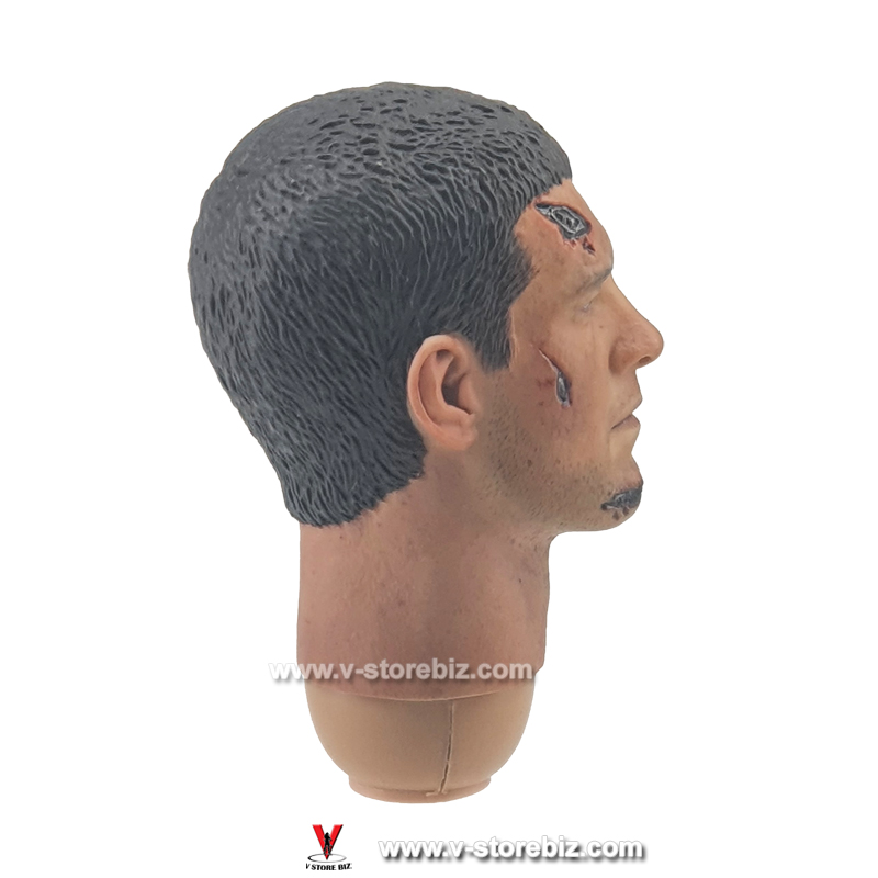 Hot Toys MMS100 Terminator Salvation Marcus Wright Battle Damaged Headsculpt
