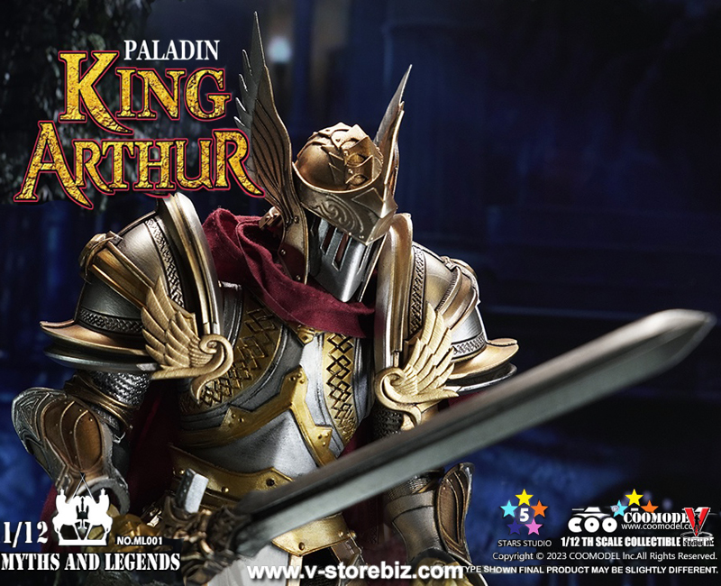 Coomodel 1/12 ML001 Myth and Legend: King Arthur Paladin
