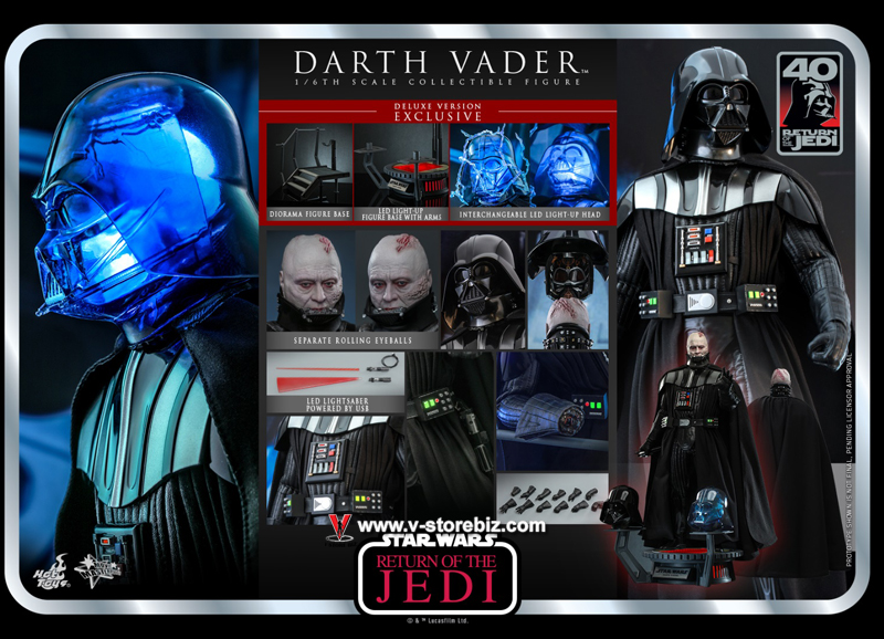 Hot Toys MMS700 Star Wars Episode VI: Return of the Jedi - Darth Vader (Deluxe Version)