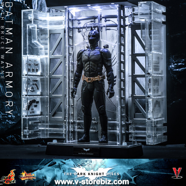 Hot Toys MMS702 The Dark Knight Rises - Batman Armory with Bruce Wayne