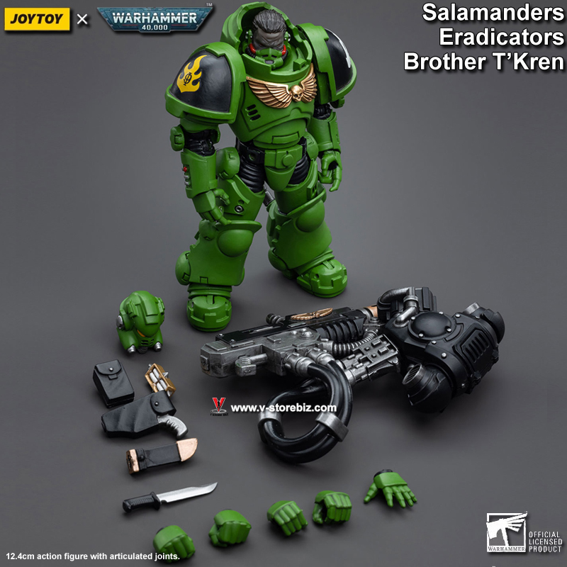 JOYTOY Warhammer 40K  Salamanders Eradicators: Brother T'Kren