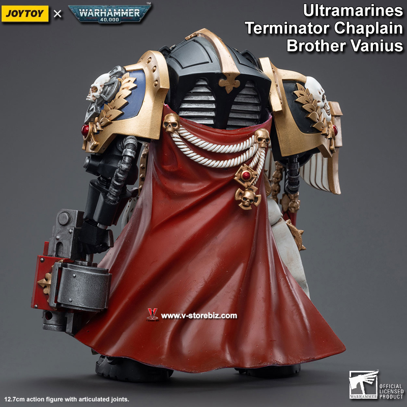 JOYTOY Warhammer 40K Ultramarines Terminator Chaplain Brother Vanius