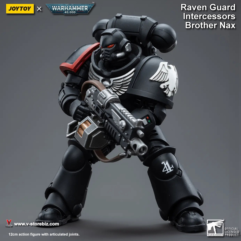 JOYTOY Warhammer 40K Raven Guard Intercessors Brother Nax