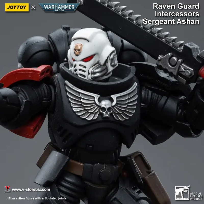 JOYTOY Warhammer 40K Raven Guard Intercessors Brother Ashan