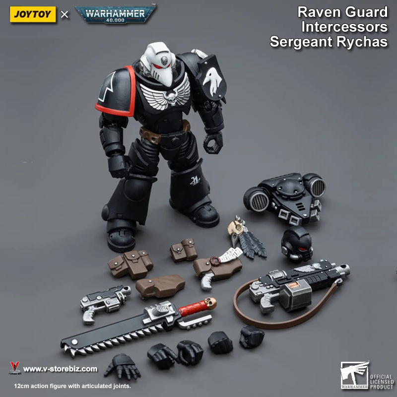 JOYTOY Warhammer 40K Raven Guard Intercessors Brother Rychas