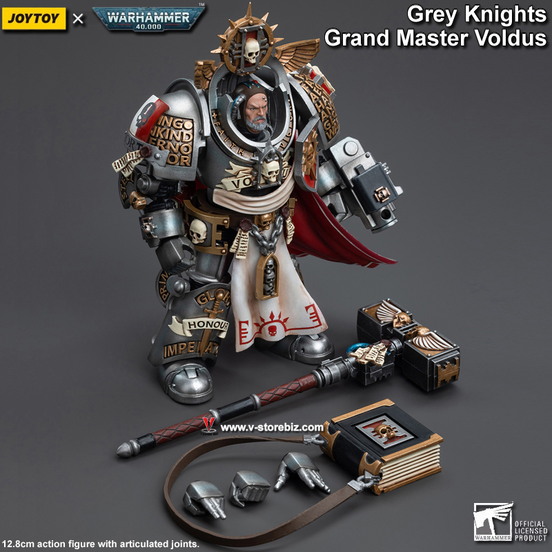 JOYTOY Warhammer 40K Grey Knights: Grand Master Voldus