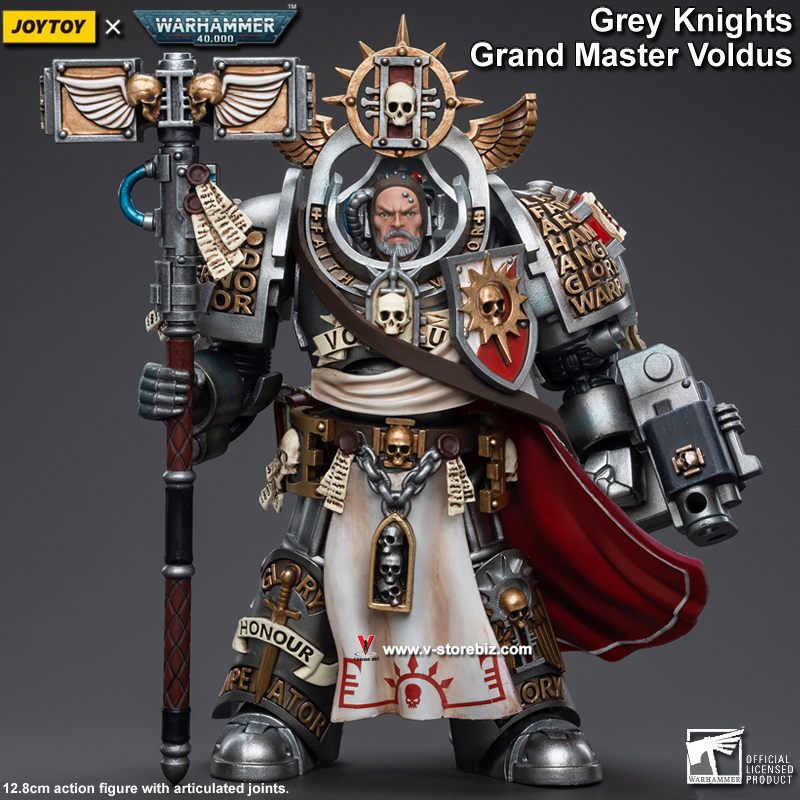 JOYTOY Warhammer 40K Grey Knights: Grand Master Voldus