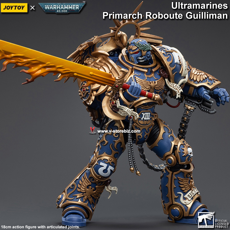 アメコミ JOYTOY Warhammer 40,000 Primarch Roboute JoyToy Warhammer 40K: Ultramarines Primarch Roboute Guilliman 1:18