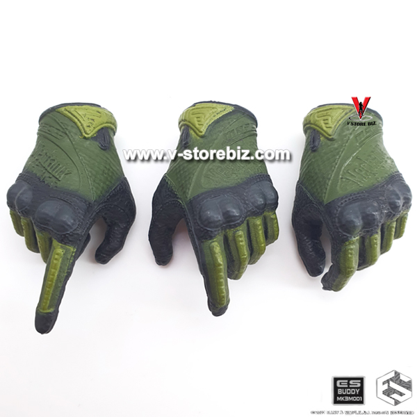 E&S 26054R CBRN Assault Team M-pact3 Gloves