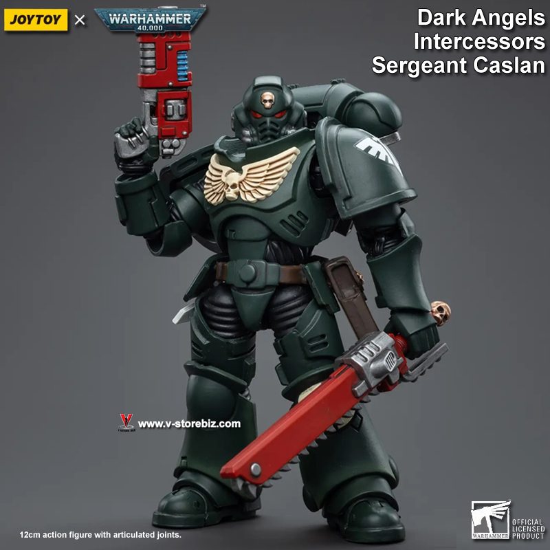 JOYTOY Warhammer 40K Dark Angels Intercessors: Brother Caslan