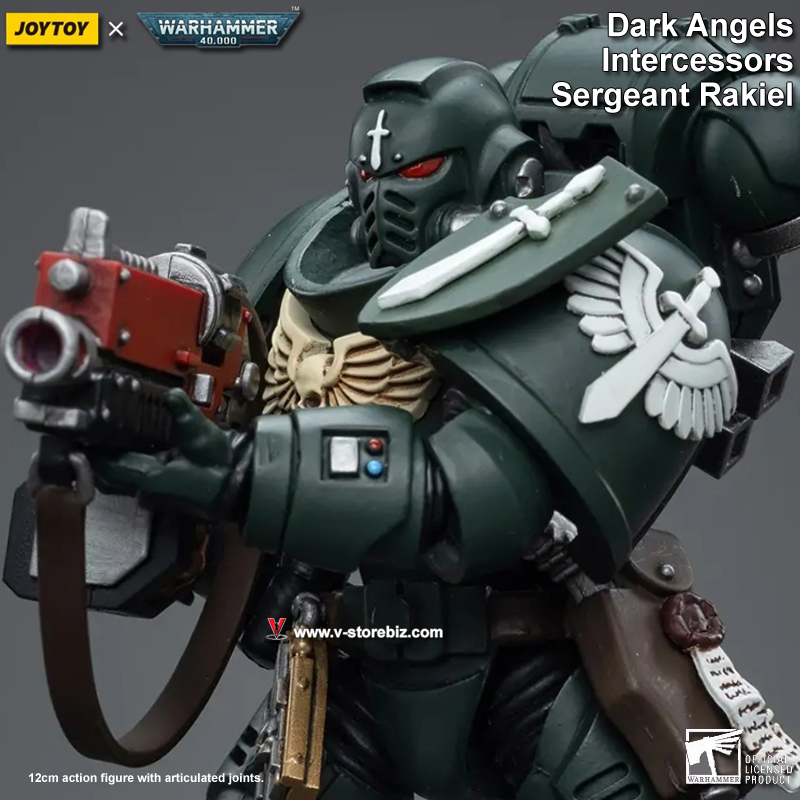 JOYTOY Warhammer 40K Dark Angels Intercessors: Brother Rakiel