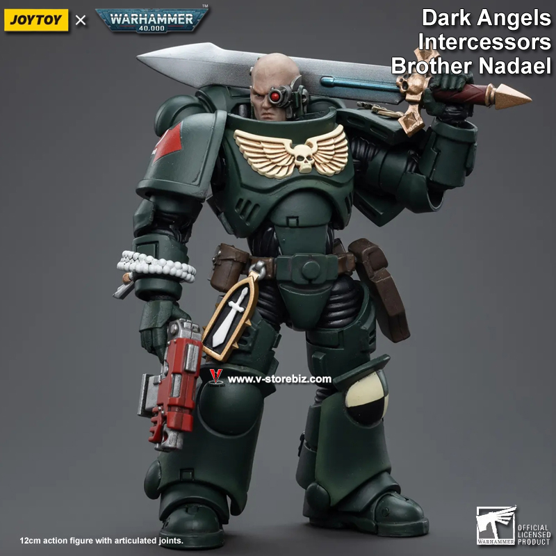 JOYTOY Warhammer 40K Dark Angels Intercessors: Brother Nadael