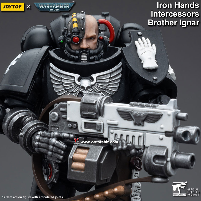JOYTOY Warhammer 40K Iron Hands Intercessors Brother ignar