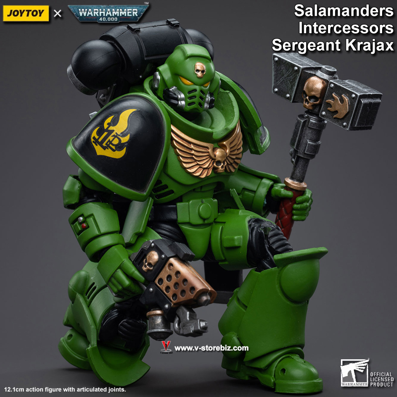 JOYTOY Warhammer 40K Salamanders Assault Intercessors Sergeant Krajax