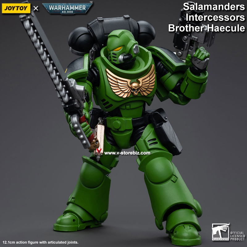 JOYTOY Warhammer 40K Salamanders Intercessors Brother Haecule