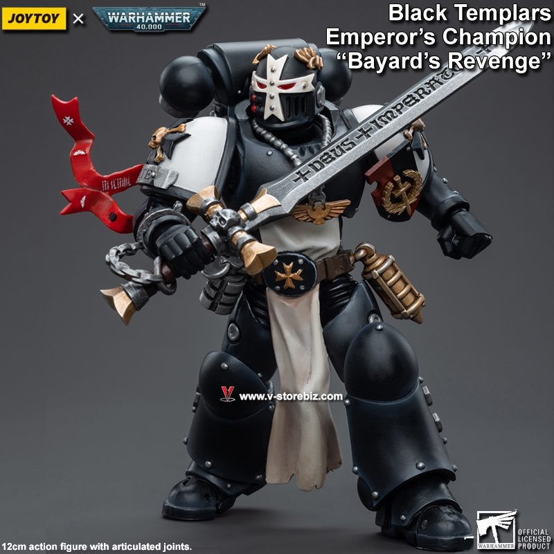 JOYTOY Warhammer 40K Black Templars Emperor's Champion "Bayard's Revenge"