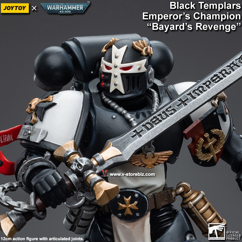 JOYTOY Warhammer 40K Black Templars Emperor's Champion "Bayard's Revenge"