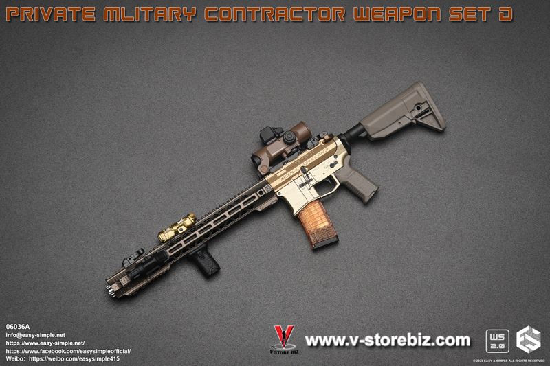 E&S 06036 Private Mlitary Contractor Weapon Set D Type A