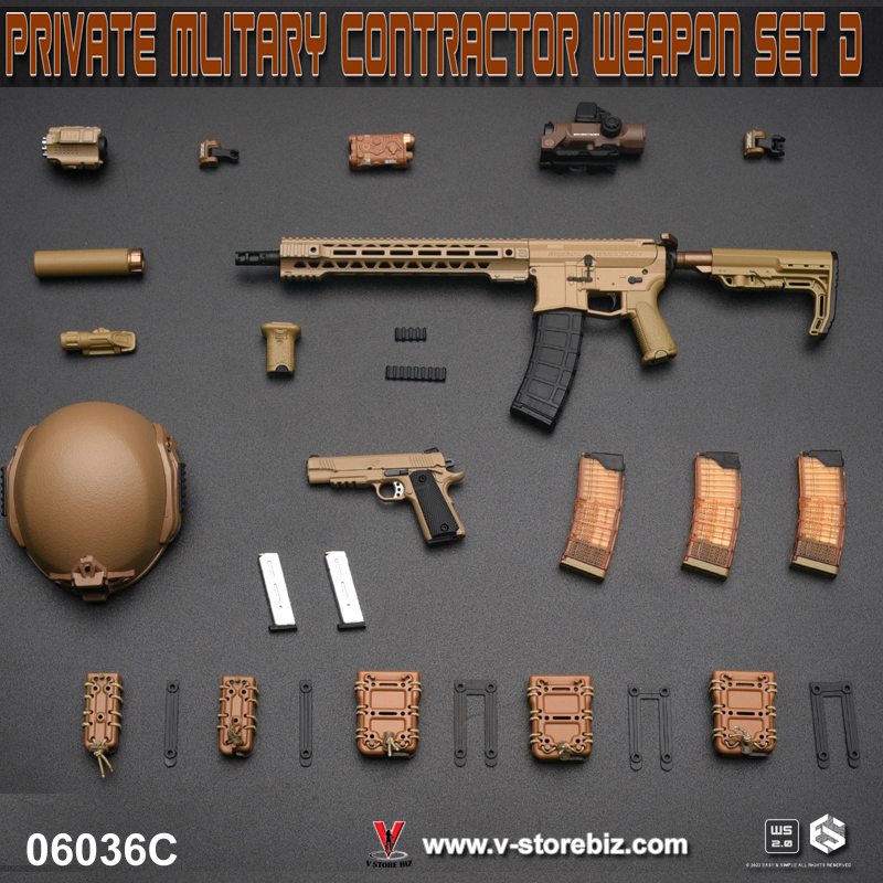 E&S 06036 Private Mlitary Contractor Weapon Set D Type C