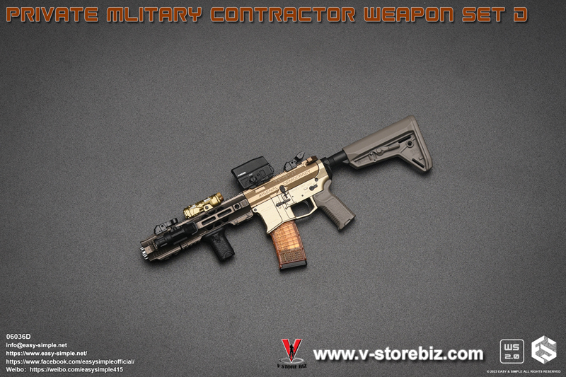 E&S 06036 Private Mlitary Contractor Weapon Set D Type D