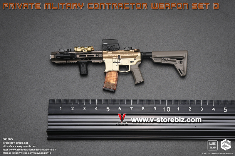 E&S 06036 Private Mlitary Contractor Weapon Set D Type D