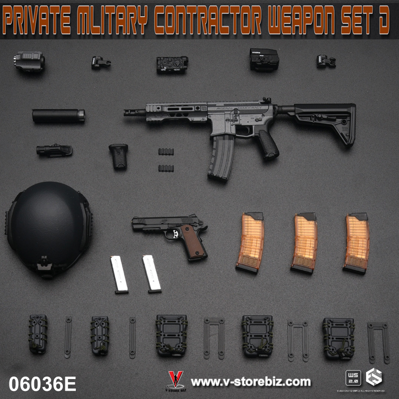 E&S 06036 Private Mlitary Contractor Weapon Set D Type E