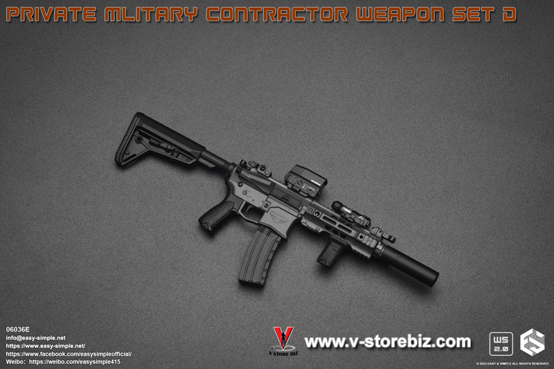 E&S 06036 Private Mlitary Contractor Weapon Set D Type E