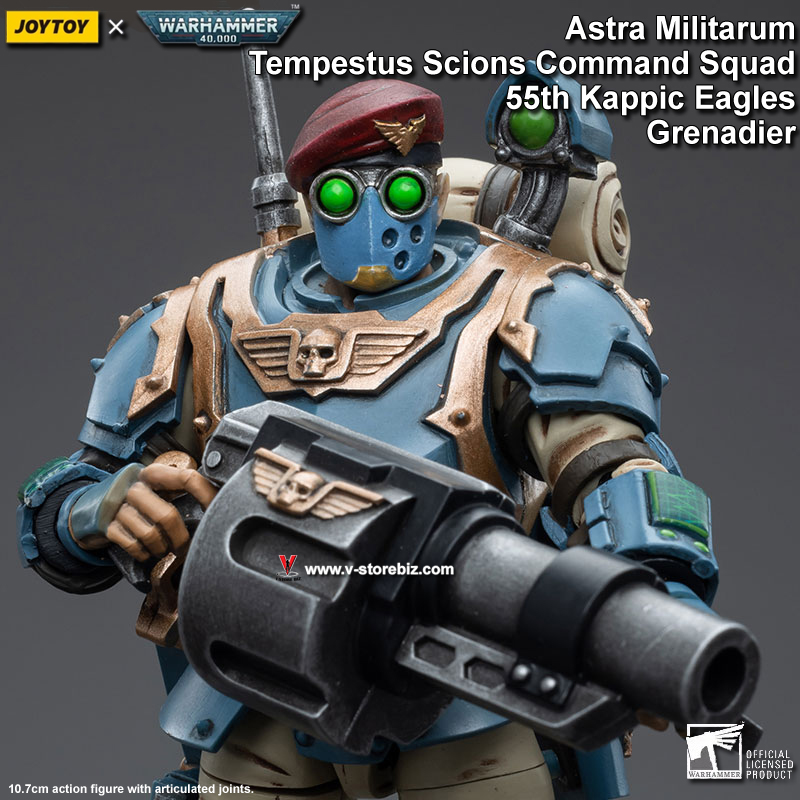 JOYTOY Warhammer 40K Astra Militarum Tempestus Scions 55th Kappic Eagles Grenadier