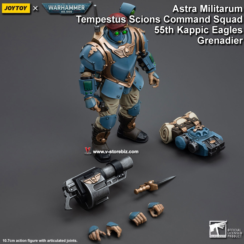 JOYTOY Warhammer 40K Astra Militarum Tempestus Scions 55th Kappic Eagles Grenadier