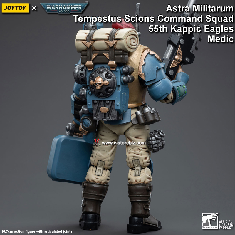 JOYTOY Warhammer 40K Astra Militarum Tempestus Scions 55th Kappic Eagles Medic