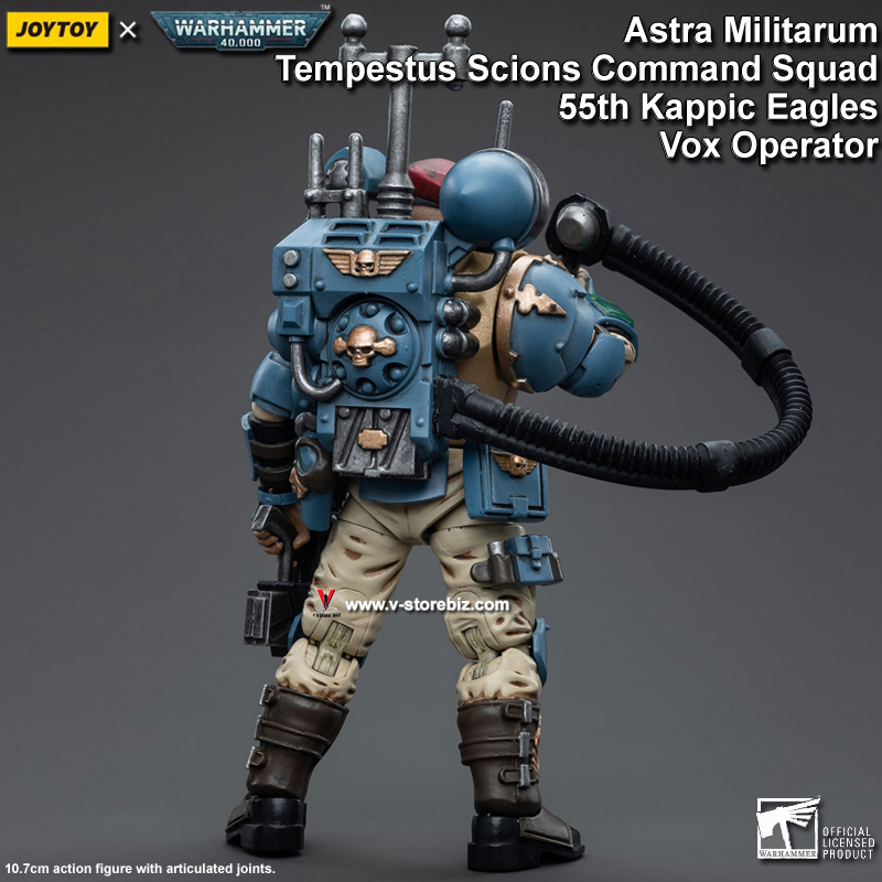 JOYTOY Warhammer 40K Astra Militarum Tempestus Scions 55th Kappic Eagles Vox Operator