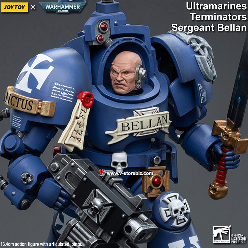 JOYTOY Warhammer 40K Ultramarines Terminators Sergeant Bellan         