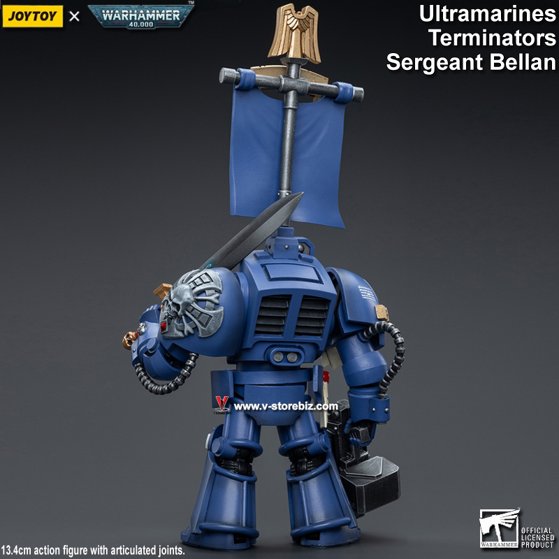 JOYTOY Warhammer 40K Ultramarines Terminators Sergeant Bellan         